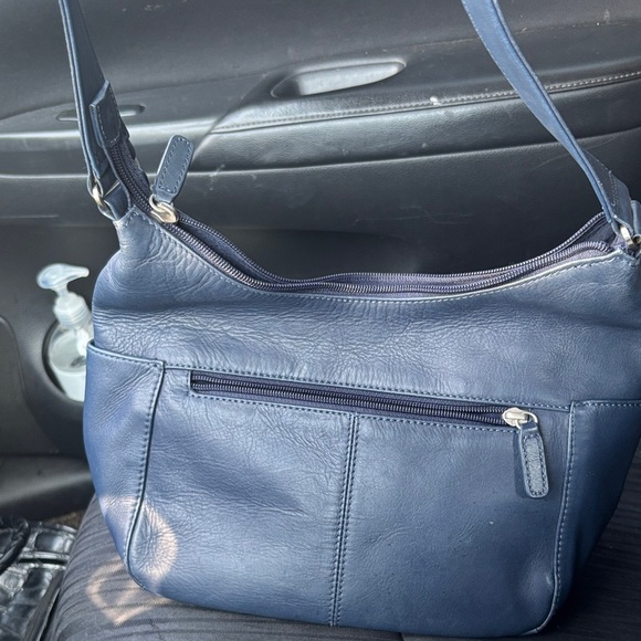 St. John's Bay Deep Blue Hobo Bag - Picture 5 of 9